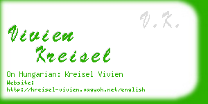 vivien kreisel business card